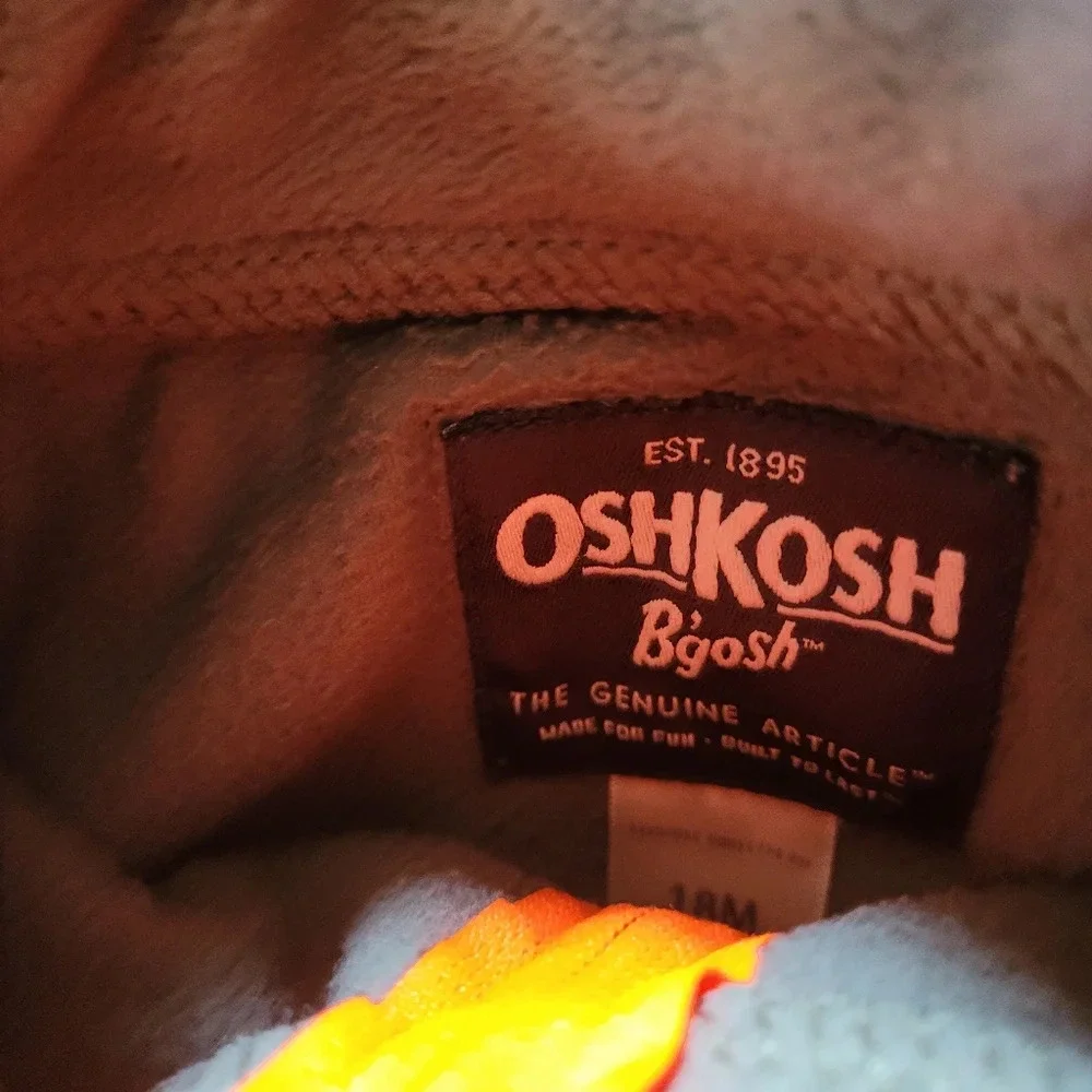 Oshkosh Pullovers Fleece ¼ Zip-Up Jacket Size Boy's 18 Months